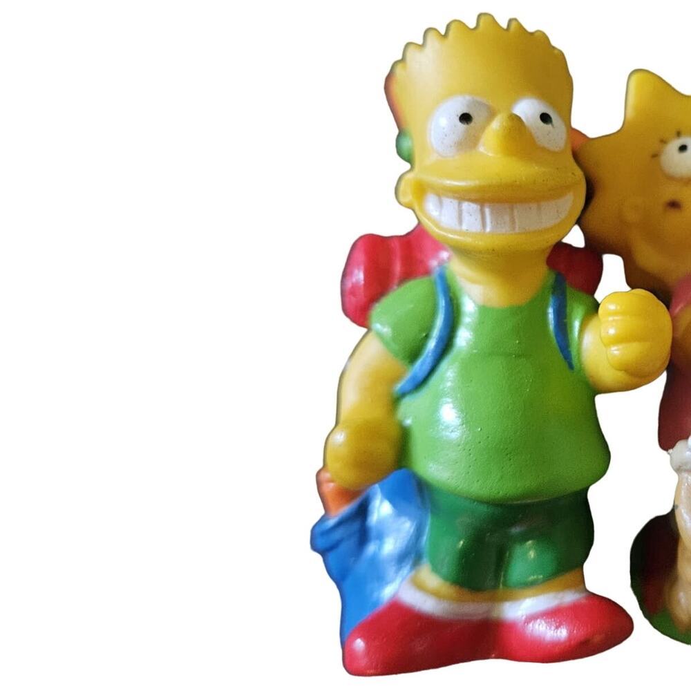 1990 Burger King Simpsons Figurine Bart
